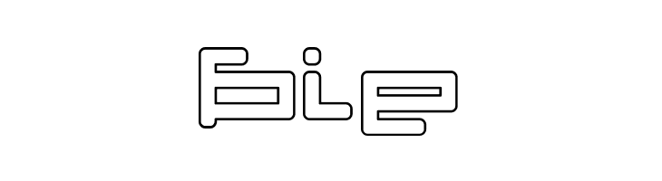 V5 Cuadra2 Outline  Free Fonts Download