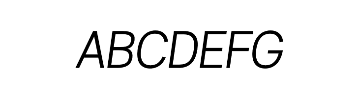 ZF2334 Typeface 6 Light Italic  Free Fonts Download