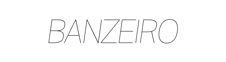 ZF2334 Typeface 6 Hairline Italic  Free Fonts Download