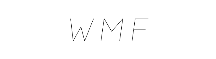 ZF2334 Typeface 6 Hairline Italic  Free Fonts Download