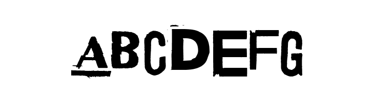 Zaza Zip Gongh! ZNC. Klink!  Free Fonts Download