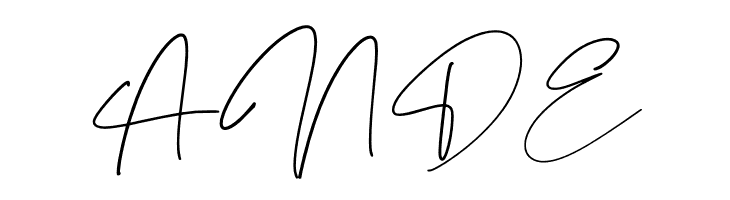 Otegan Signature Script Reguler  Free Fonts Download