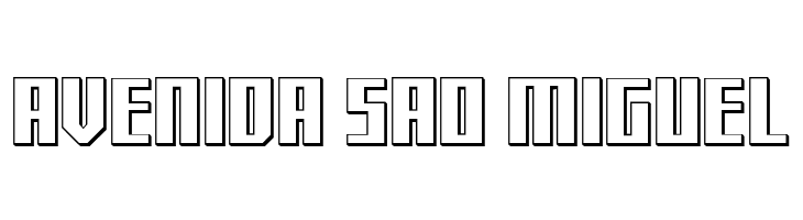 Capitol City 3D Straight  Free Fonts Download