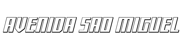 Capitol City 3D  Free Fonts Download