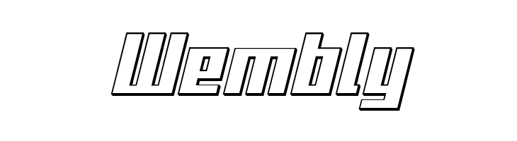 Capitol City 3D  Free Fonts Download