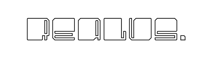 UltraSquared Outlines  Free Fonts Download