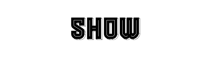 Anderlecht Round Inline 3D  Free Fonts Download