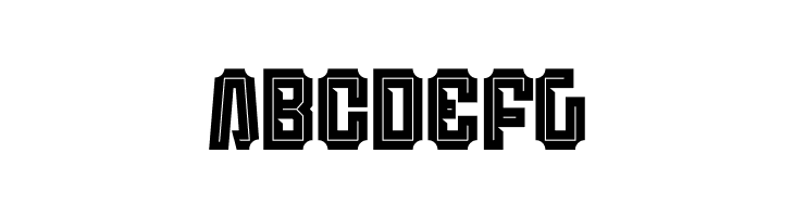 Anderlecht Inverted Inline  Free Fonts Download
