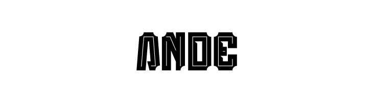 Anderlecht Inverted Inline  Free Fonts Download