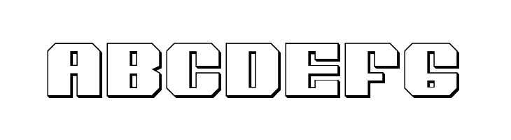 Voortrekker 3D  Free Fonts Download