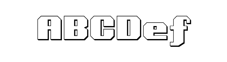 Voortrekker 3D  Free Fonts Download