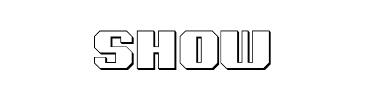 Voortrekker 3D  Free Fonts Download