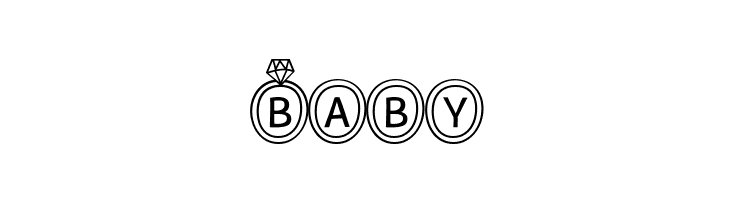 Wedding Ring Bling  Free Fonts Download