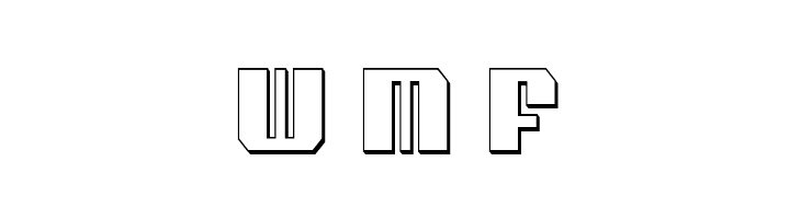 Voortrekker 3D Condensed  Free Fonts Download