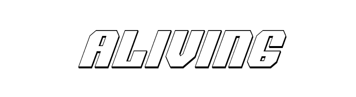 Voortrekker 3D Condensed Italic  Free Fonts Download