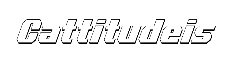 Voortrekker 3D Condensed Italic  Free Fonts Download