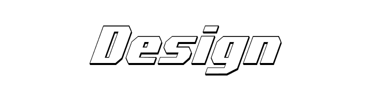 Voortrekker 3D Condensed Italic  Free Fonts Download