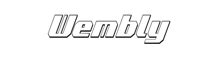 Voortrekker 3D Condensed Italic  Free Fonts Download