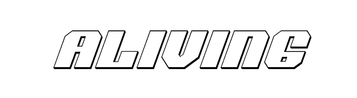 Voortrekker 3D Italic  Free Fonts Download