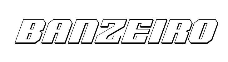 Voortrekker 3D Italic  Free Fonts Download