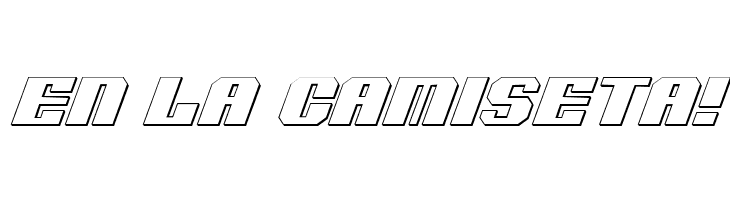 Voortrekker 3D Italic  Free Fonts Download