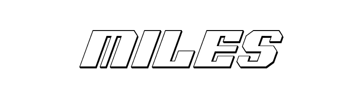 Voortrekker 3D Italic  Free Fonts Download