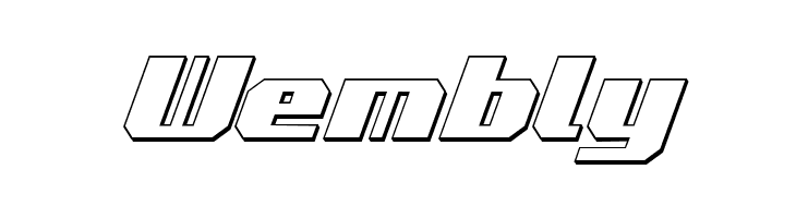 Voortrekker 3D Italic  Free Fonts Download