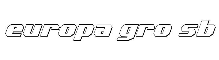 Voortrekker 3D Italic  Free Fonts Download