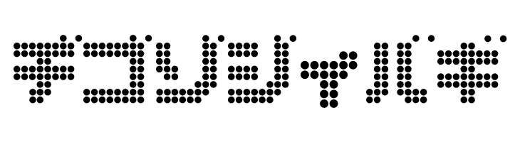 dot6282kana  Free Fonts Download