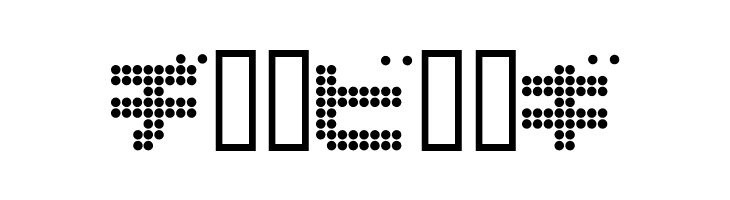 dot6282kana  Free Fonts Download