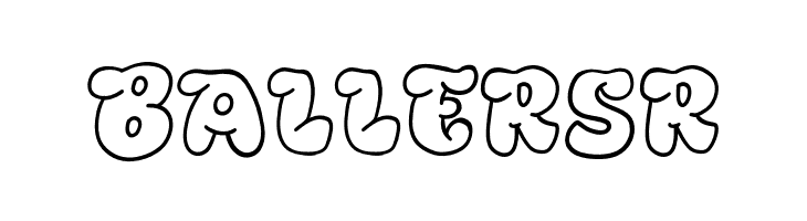 Bulbear Line Regular  Free Fonts Download