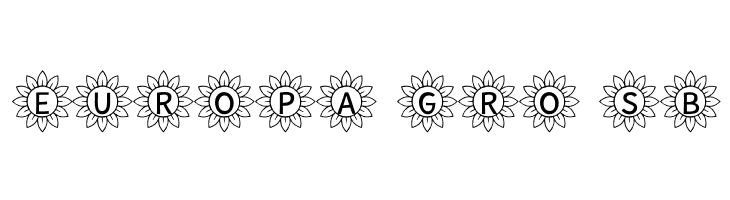 Sunflower Alphabet  Free Fonts Download