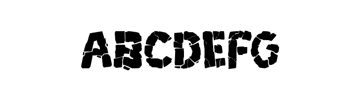 Breakdown PG  Free Fonts Download