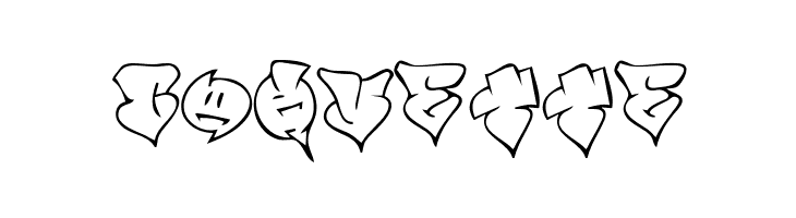 Urban Love Outline  Free Fonts Download