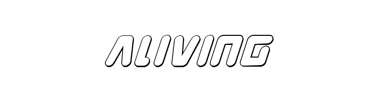 Young Techs 3D Italic  Free Fonts Download