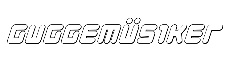 Young Techs 3D Italic  Free Fonts Download