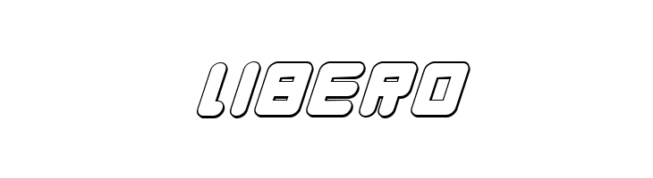 Young Techs 3D Italic  Free Fonts Download