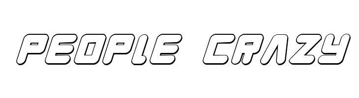 Young Techs 3D Italic  Free Fonts Download