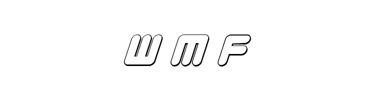 Young Techs 3D Italic  Free Fonts Download