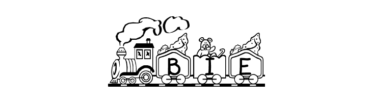 Toy Train  Free Fonts Download