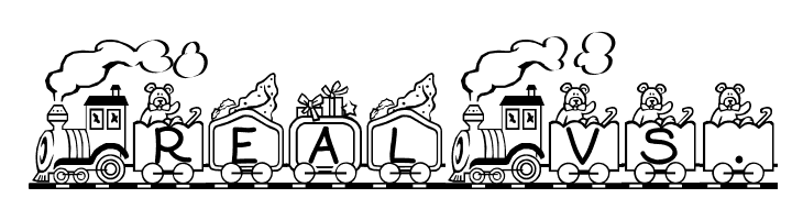 Toy Train  Free Fonts Download