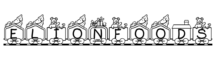 Toy Train  Free Fonts Download