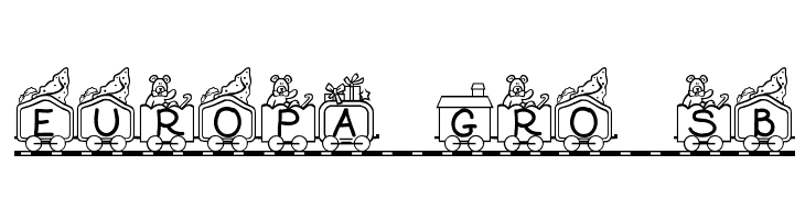 Toy Train  Free Fonts Download