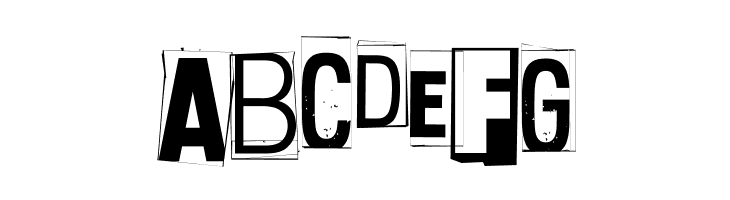 White Square Red Yes Black Eight  Free Fonts Download