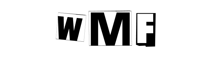 White Square Red Yes Black Eight  Free Fonts Download