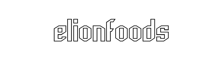 Archery Black Outline  Free Fonts Download
