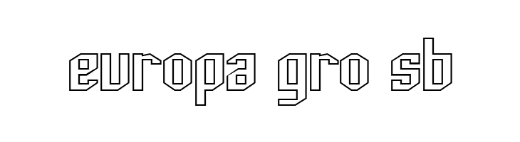 Archery Black Outline  Free Fonts Download