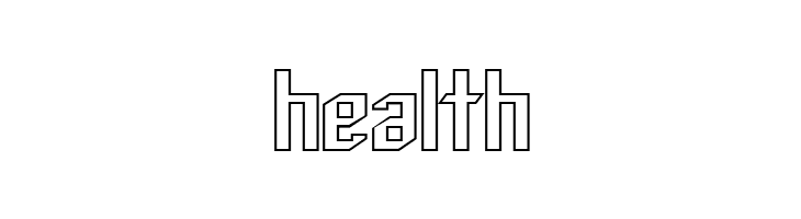 Archery Black Outline  Free Fonts Download