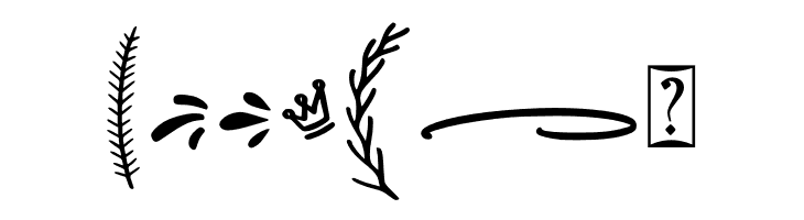 Mahogany Garden Doodle  Free Fonts Download