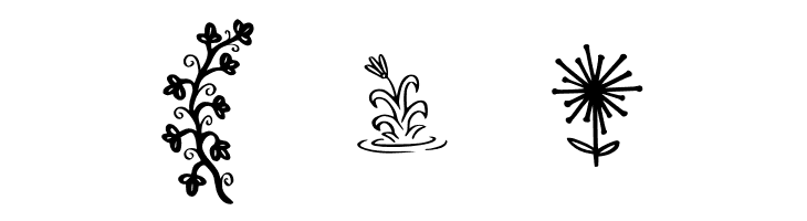 Mahogany Garden Doodle  Free Fonts Download